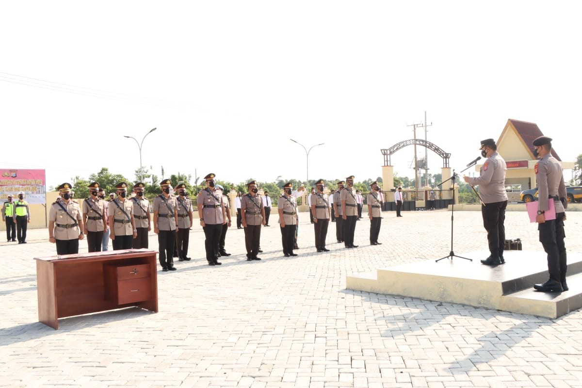 foto: Upacara Pelantikan dan Serah Terima Jabatan Pejabat Polres Morowali