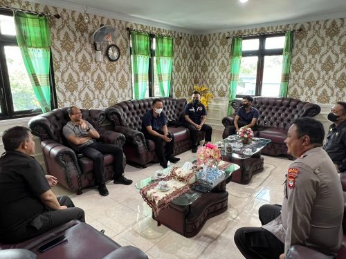 Kapolres Gorontalo Kota Silaturahmi ke Ketua PN Gorontalo guna pererat sinergitas