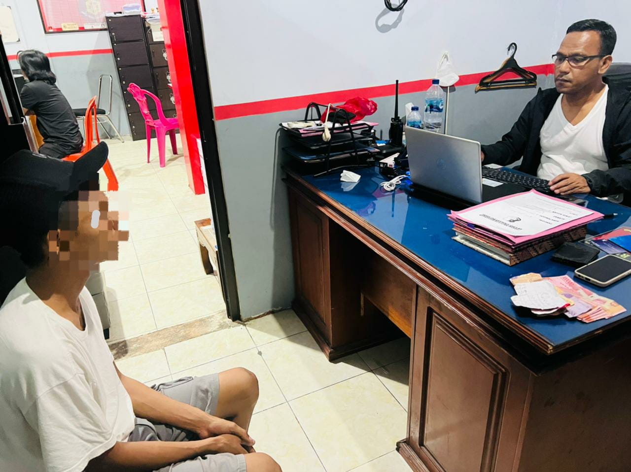 foto: Tim Rajawali Polres Gorontalo Kota Berhasil Amankan Pelaku Judi Online.