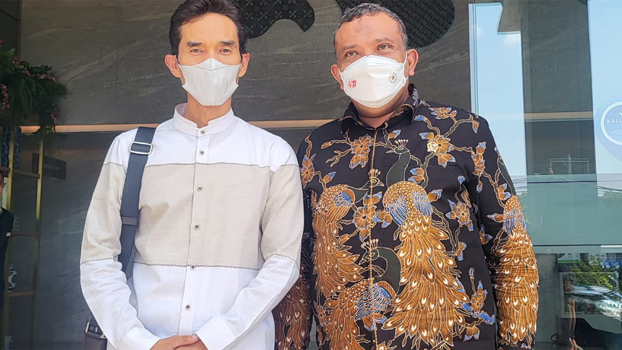Foto: Wk. Menteri Ketenagakerja (kanan) dan Dirut PT Tunas Bahari Abadi (kiri).