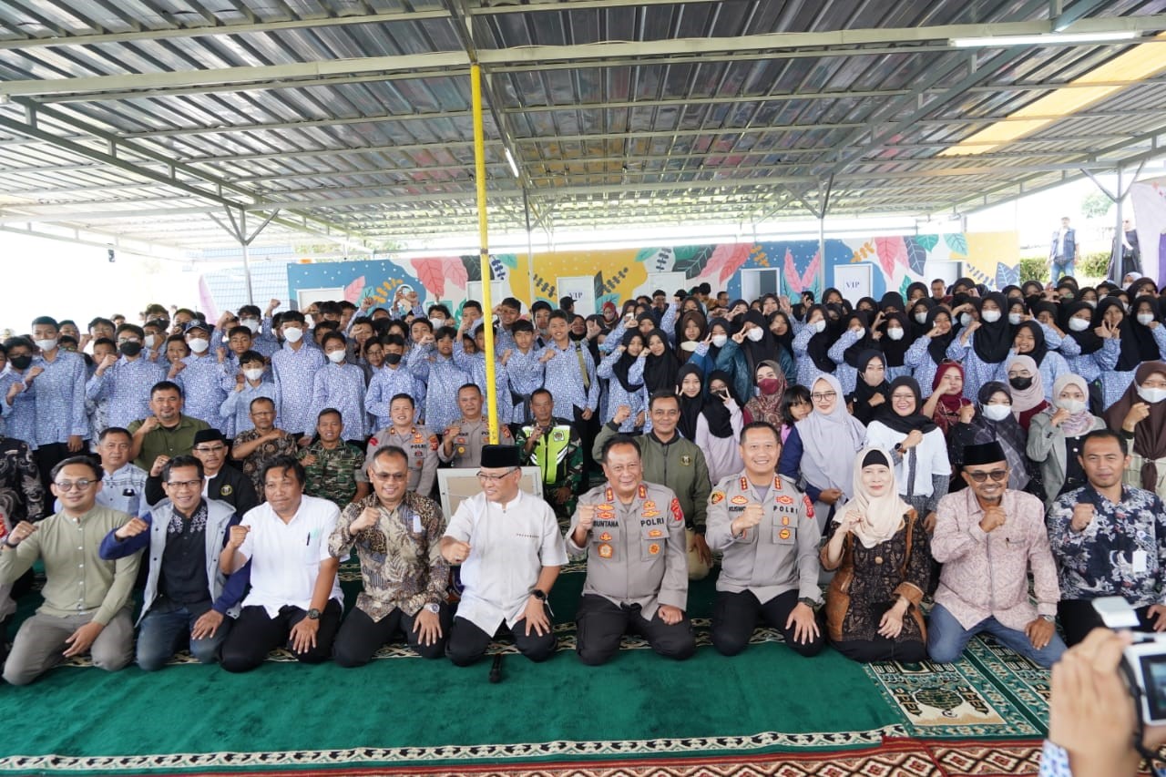 foto: Peresmian Sekolah Alam dan Rumah Tahfidz SMP Prima Cendekia Islami