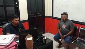 foto: Pelaku maling handphone berhasil di bekuk Polsek Kota Tengah