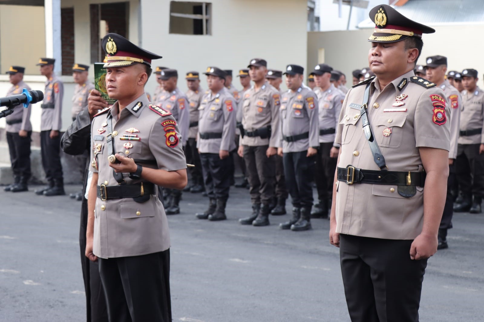 foto: Pelantikan Kapolresta Gorontalo Kota