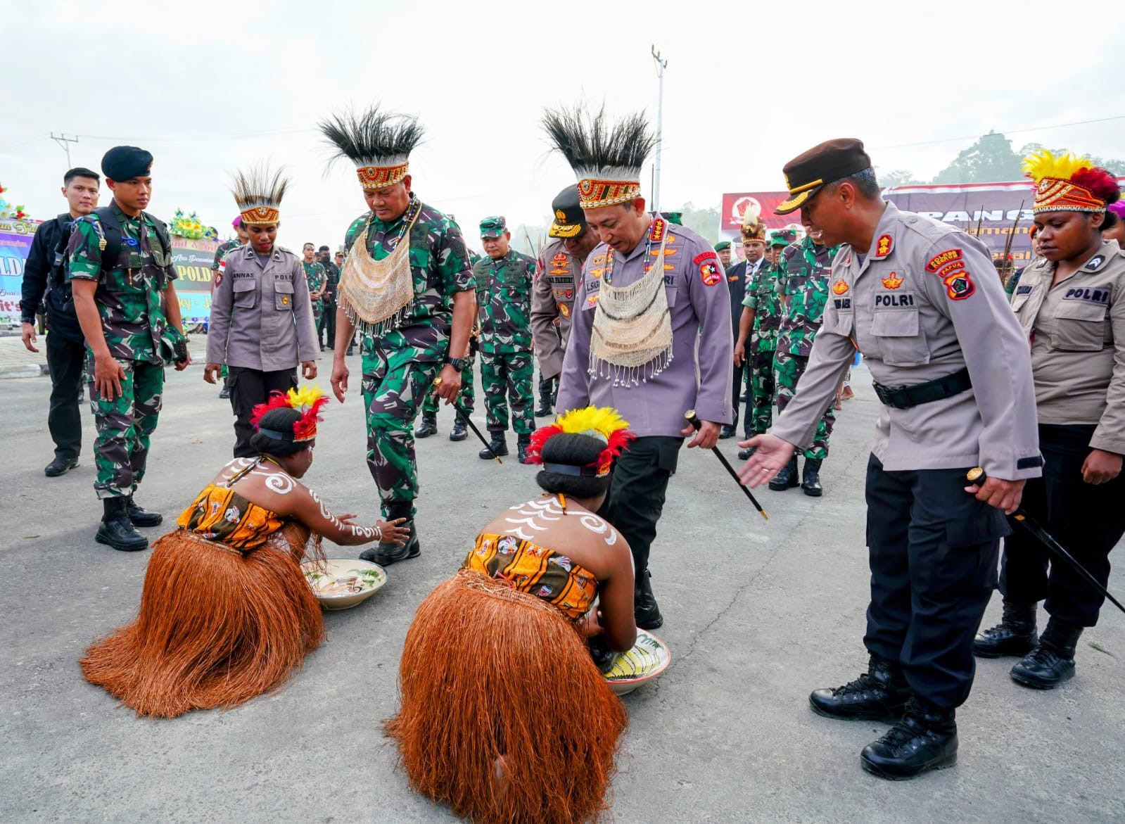 foto: Kegiatan peresmian gedung baru Polda Papua