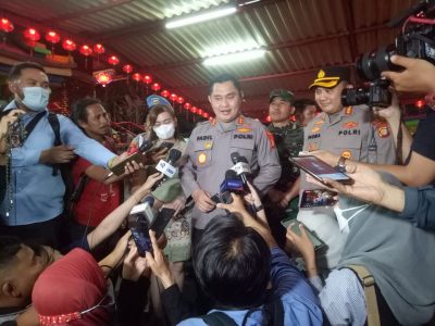 foto: Kapolda Metro Jaya saat diwawancara oleh wartawan