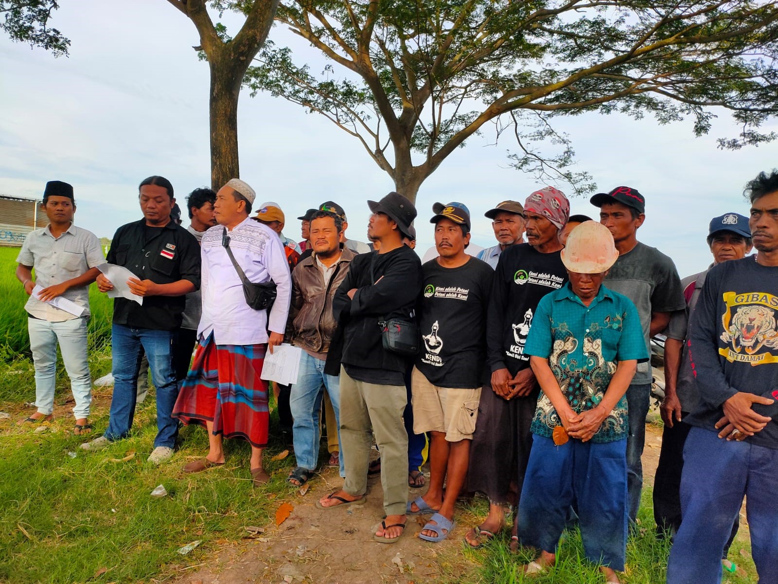 foto: Petani buka suara terkait kebohongan Kementerian RI dan Pemkab Bekasi