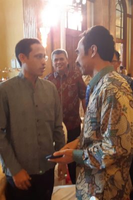 foto: Menteri Pendidikan dan Ketua PGRI Jawa Timur 