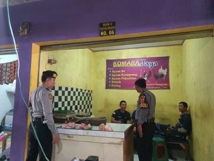 foto: Jajaran Polres Ciamis Polda Jawa Barat lakukan Patroli di Pasar