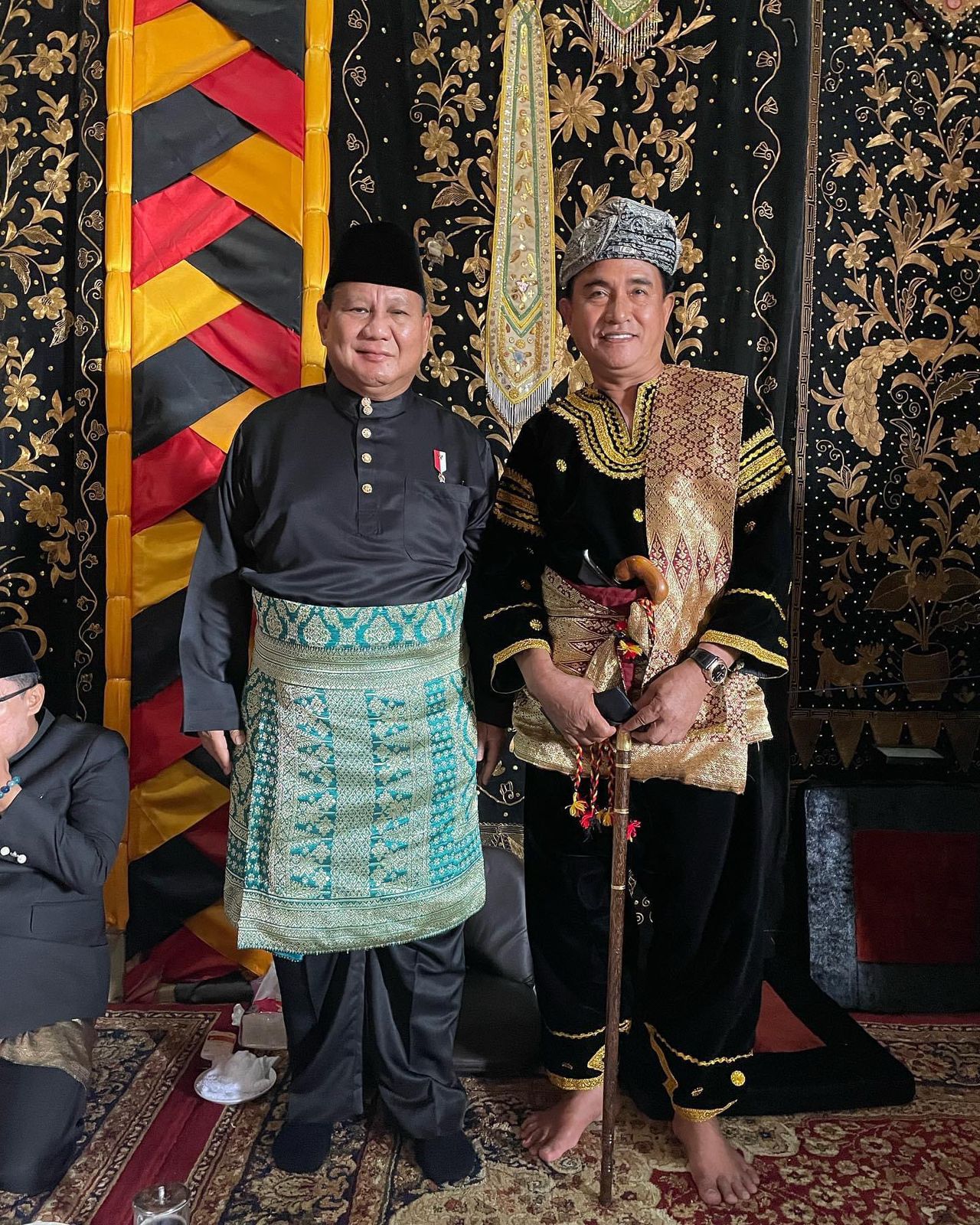 foto: Prabowo Subianto dan Yusril Ihza Mahendra