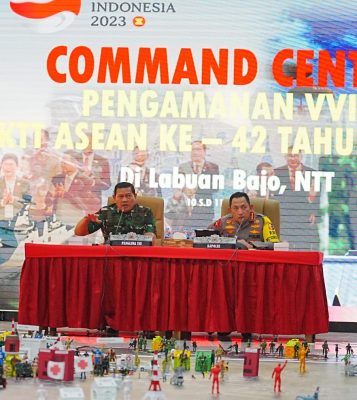 foto: Command Center pengamanan KTT ASEAN