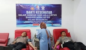 foto: Polres Majalengka gelar donor darah