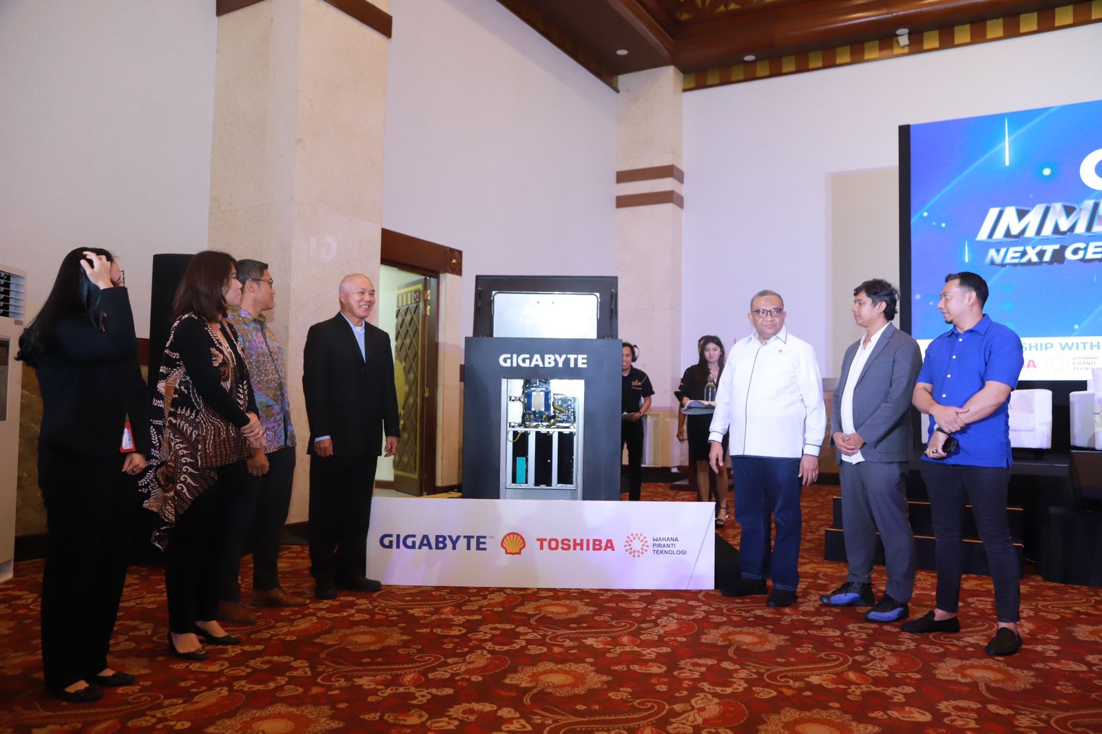 foto: Peluncuran immersion cooling next generation green data center