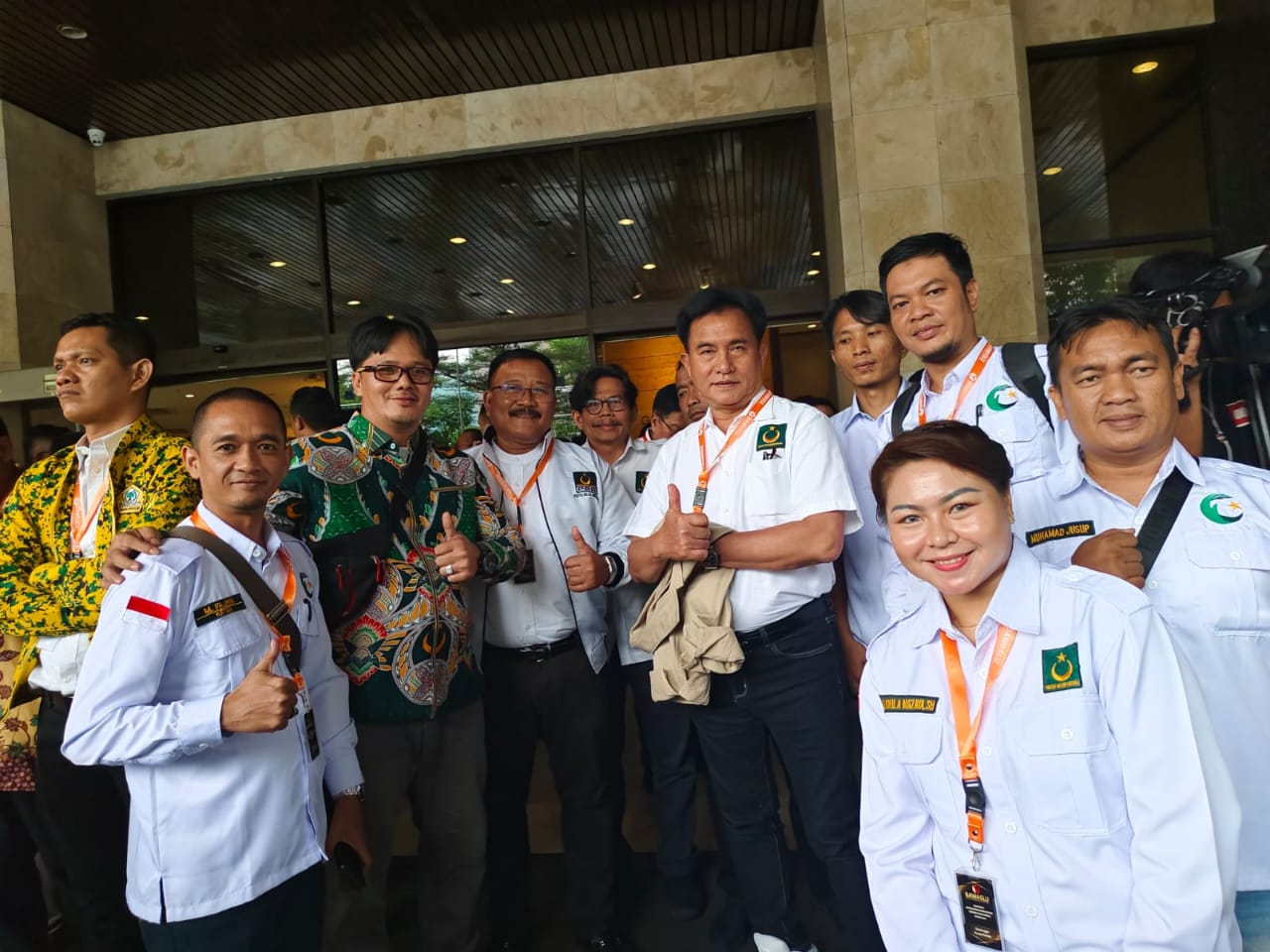 foto: Ketum PBB dan jajaran elite PBB