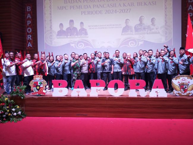 foto: Pengukuhan Pengurus BAPORA Pemuda Pancasila Kab. Bekasi