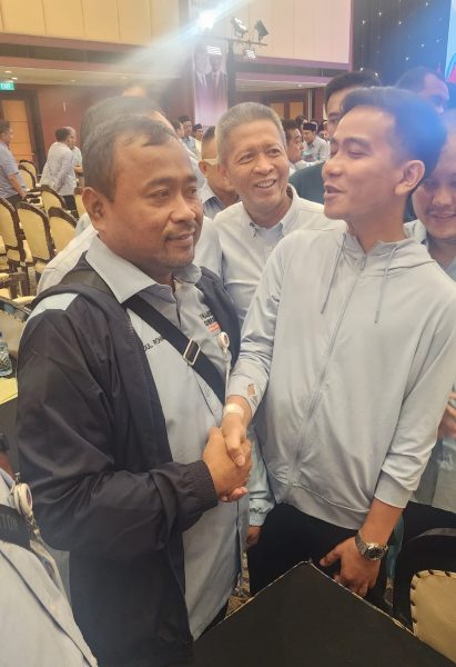 foto: Abd. Rohim bersama Gibran Rakabuming Raka